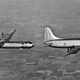 A B-36 and the cargo carrying variant XC-99 in flight. Only a single XC-99 was built